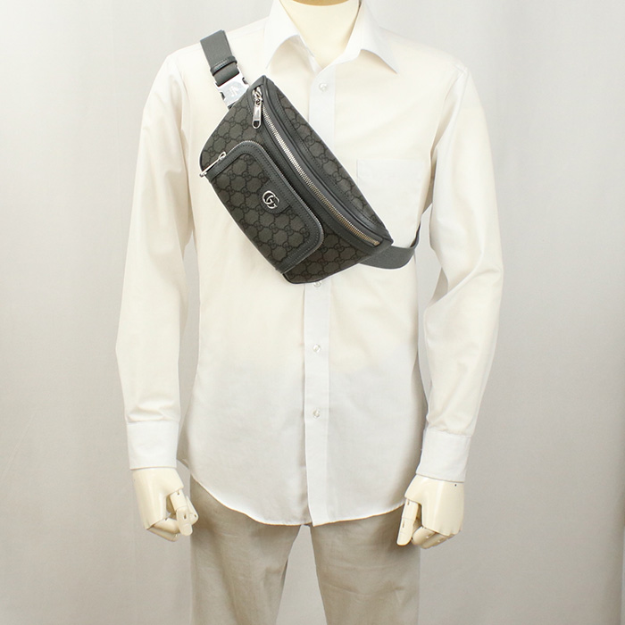 グッチ GUCCI ボディバッグ ブランド733868 UULHK 8576グレー系 bw-01 - 画像 (10)