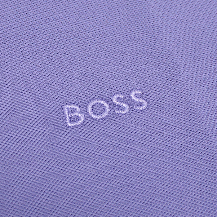 ヒューゴ・ボス HUGO BOSS メンズ ロゴ コットン ポロシャツ ゴルフ50468301 10241531 539パープル系 golf-01 - 画像 (6)