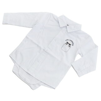 カール・ラガーフェルド Karl Lagerfeld ベビーロンパースZ97034 10BBIANC ホワイト系 bos-12