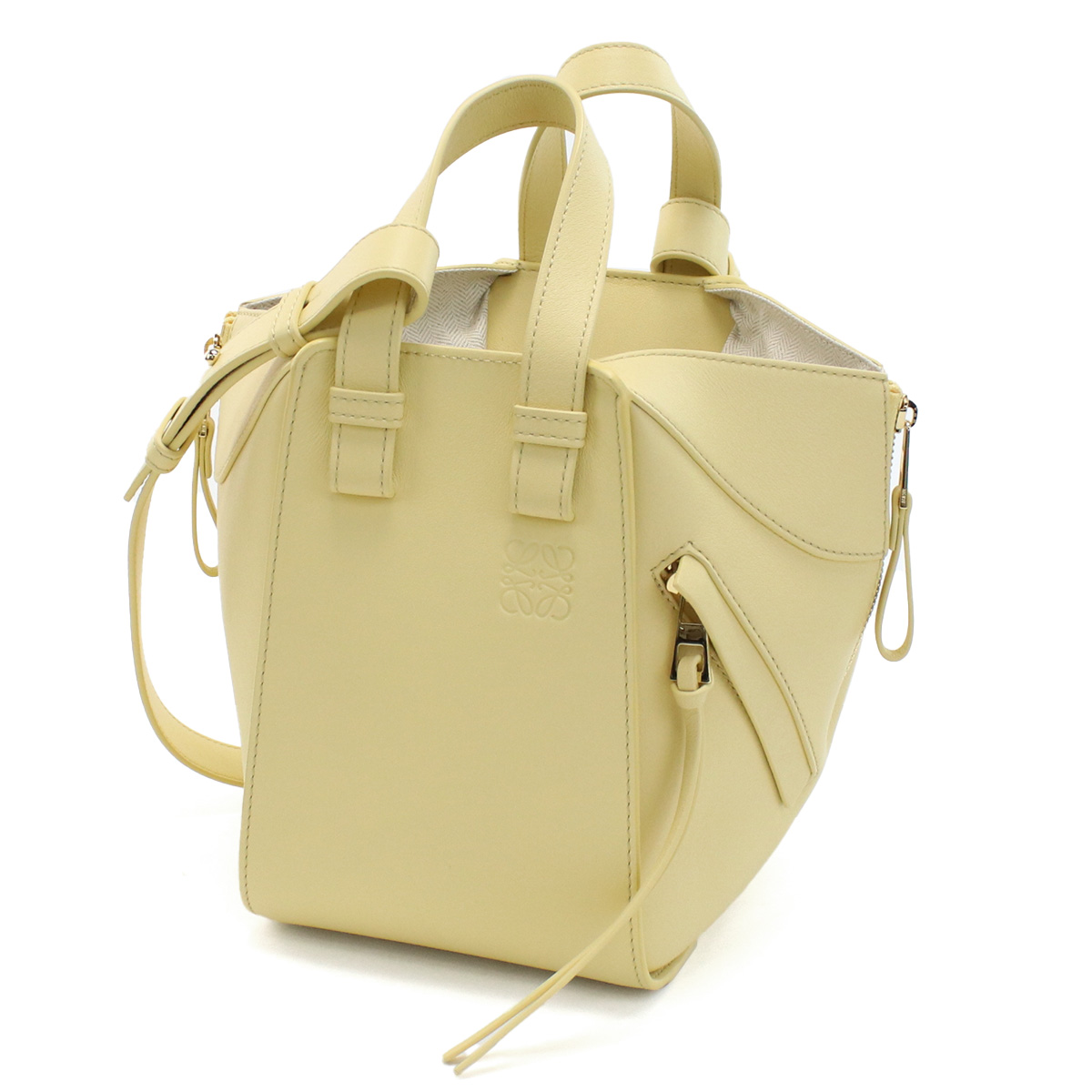 ロエベ LOEWE トートバッグ ブランドA538H13X10 8000VANILLA イエロー系 bag-01 - 画像 (4)