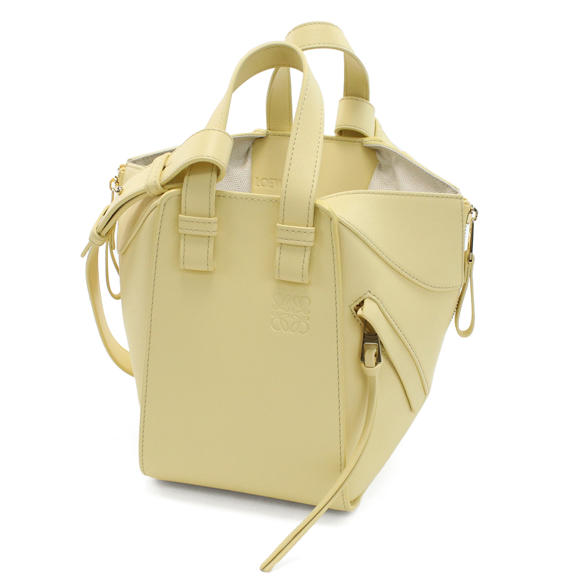 ロエベ LOEWE トートバッグ ブランドA538H13X10 8000VANILLA イエロー系 bag-01 - 画像 (7)