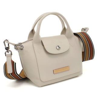LONGCHAMP ロンシャン ル プリアージュ エナジー XS トップハンドルバッグ クレイ 1500 HSR 299 ハンドバッグ レディース ベージュ