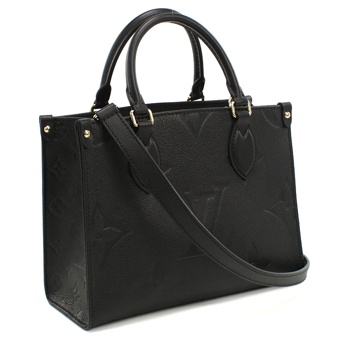 LOUIS VUITTON ルイヴィトン トートバッグ M45653 オンザゴー PM アンプラント レディース ブラック