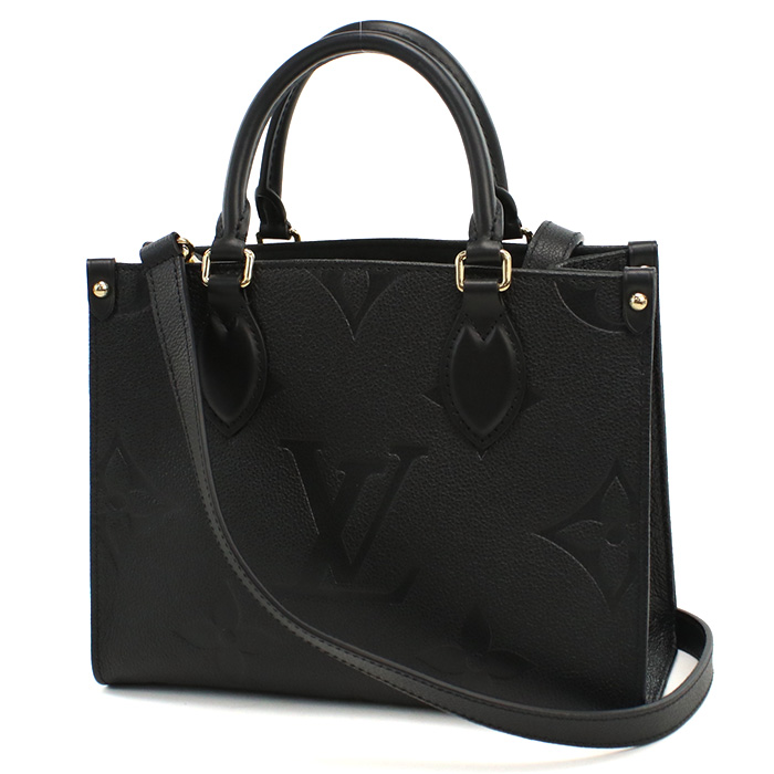 LOUIS VUITTON ルイヴィトン トートバッグ M45653 オンザゴー PM アンプラント レディース ブラック - 画像 (3)