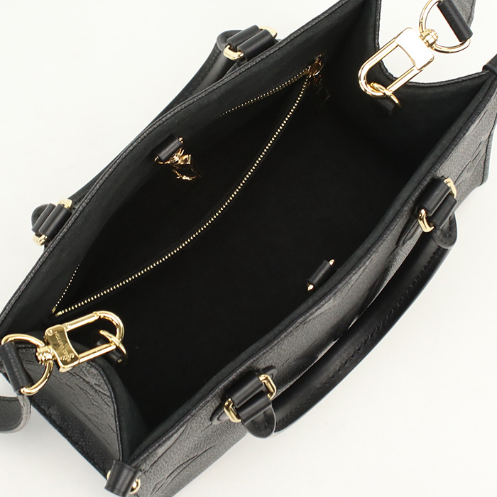 LOUIS VUITTON ルイヴィトン トートバッグ M45653 オンザゴー PM アンプラント レディース ブラック - 画像 (6)
