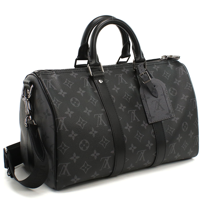 LOUIS VUITTON ルイヴィトン ミニボストン M46655 エクリプス キーポル・バンドリエール 35 エクリプス メンズ グレー - 画像 (4)
