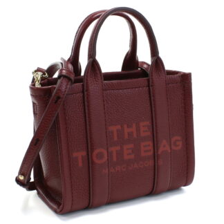 マークジェイコブス MARC JACOBS THE MICRO TOTE トートバッグ　ブランドH053L01RE22　602CHERRY ボルドー系　bag-01