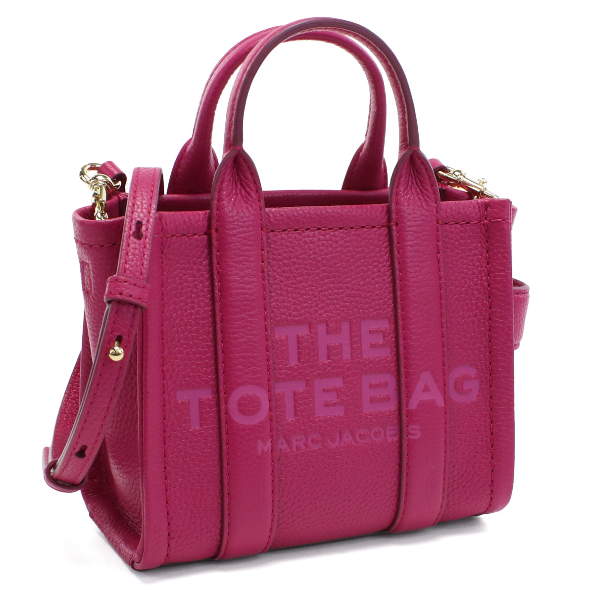 マーク・ジェイコブス MARC JACOBS THE MICRO TOTE トートバッグ ブランドH053L01RE22 955LIPSTICK ピンク系 bag-01 - 画像 (2)