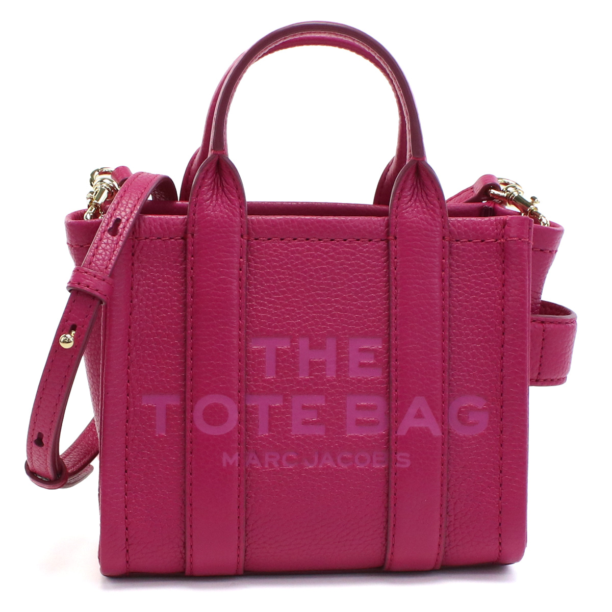 マーク・ジェイコブス MARC JACOBS THE MICRO TOTE トートバッグ ブランドH053L01RE22 955LIPSTICK ピンク系 bag-01 - 画像 (3)