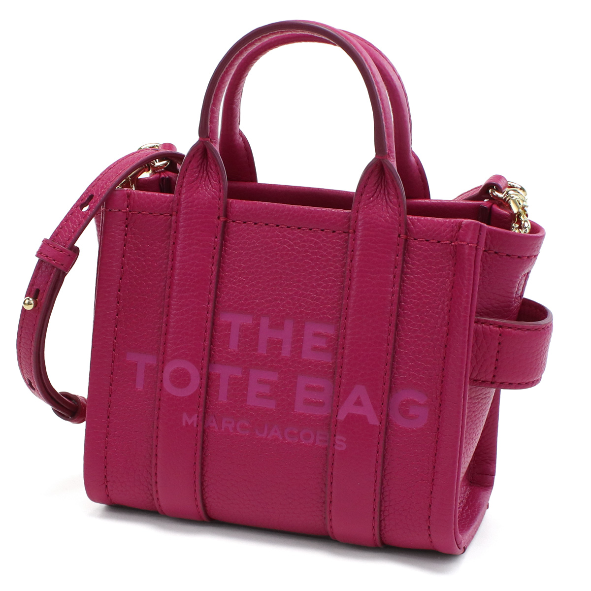 マーク・ジェイコブス MARC JACOBS THE MICRO TOTE トートバッグ ブランドH053L01RE22 955LIPSTICK ピンク系 bag-01 - 画像 (4)