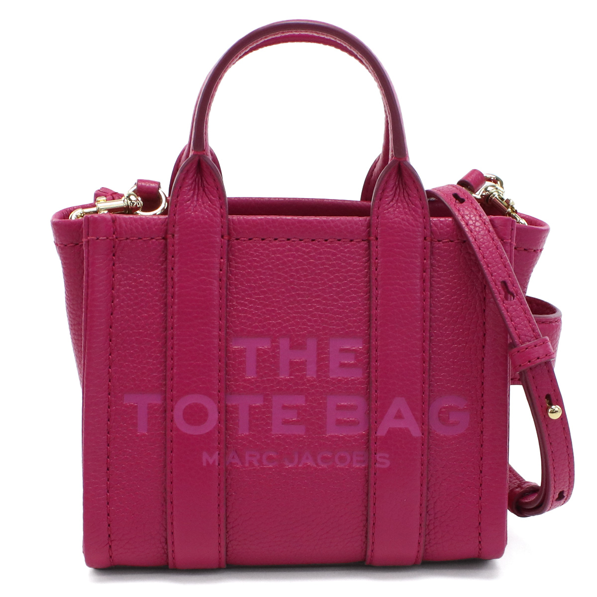 マーク・ジェイコブス MARC JACOBS THE MICRO TOTE トートバッグ ブランドH053L01RE22 955LIPSTICK ピンク系 bag-01 - 画像 (5)