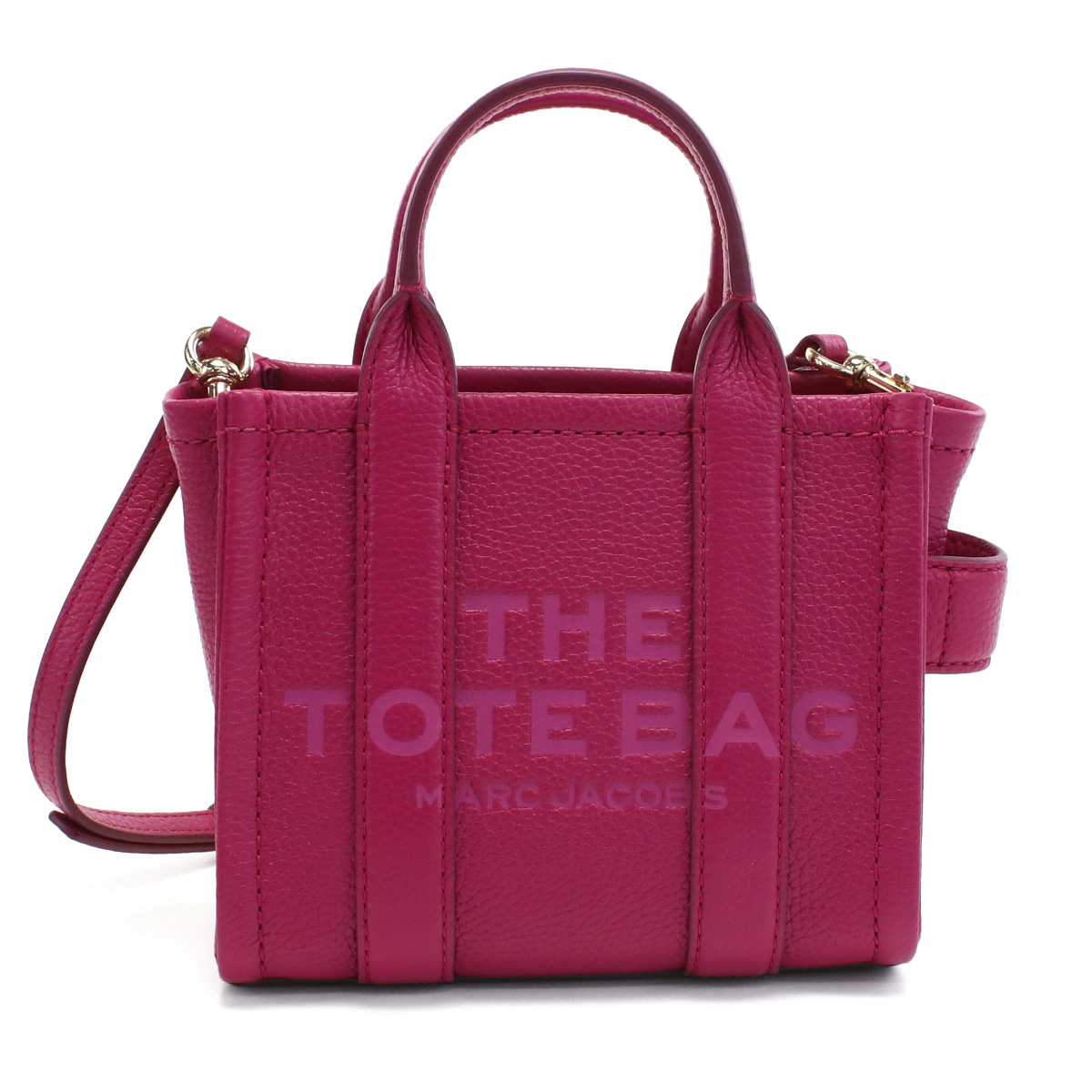 マーク・ジェイコブス MARC JACOBS THE MICRO TOTE トートバッグ ブランドH053L01RE22 955LIPSTICK ピンク系 bag-01 - 画像 (7)