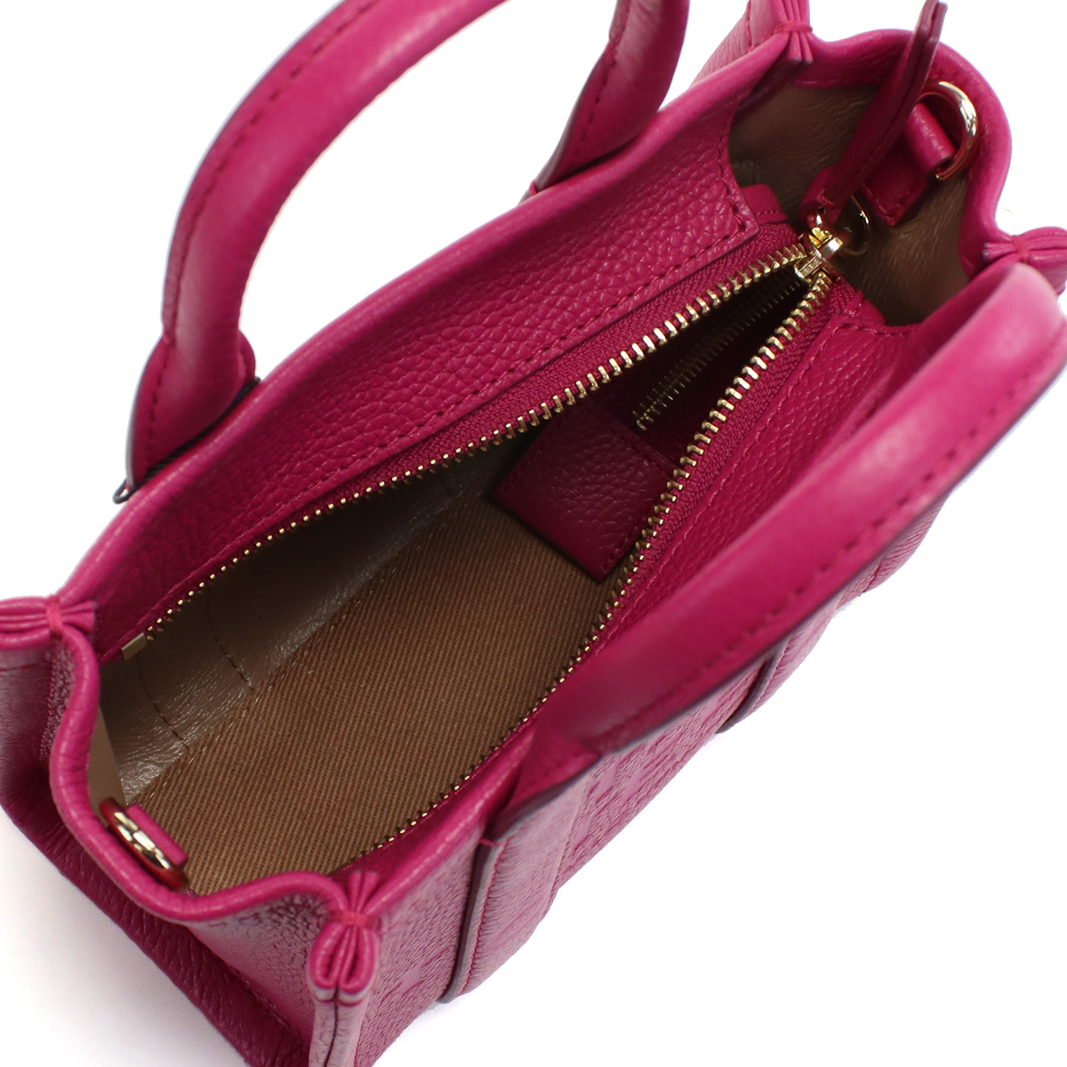 マーク・ジェイコブス MARC JACOBS THE MICRO TOTE トートバッグ ブランドH053L01RE22 955LIPSTICK ピンク系 bag-01 - 画像 (9)