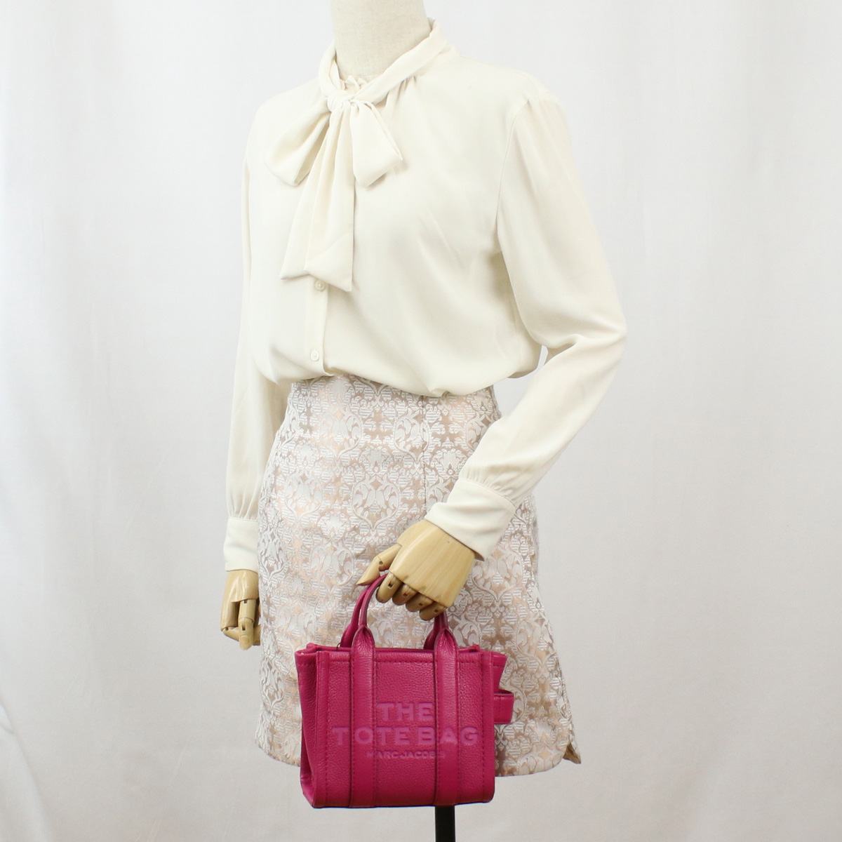 マーク・ジェイコブス MARC JACOBS THE MICRO TOTE トートバッグ ブランドH053L01RE22 955LIPSTICK ピンク系 bag-01 - 画像 (12)