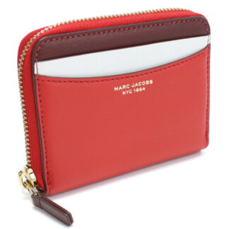 マーク・ジェイコブス MARC JACOBS THE ZIP AROUND WALLET 小銭入れ　S167L03FA22　619 ブランド ミニ財布TRUE RED MULTI レッド系 wallet-01 mini-01