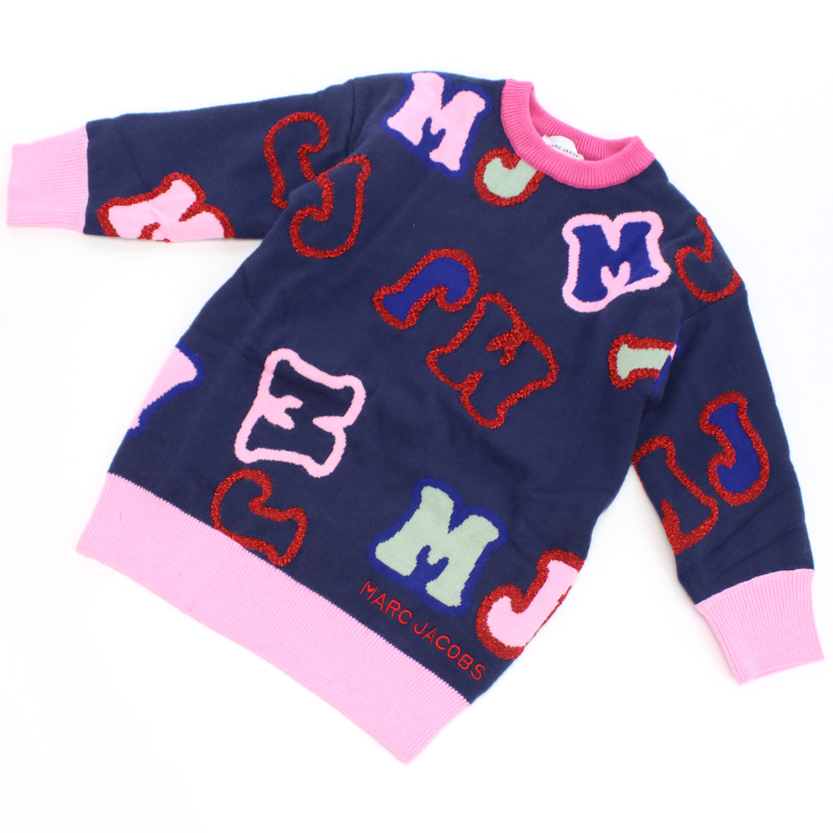 マーク・ジェイコブス MARC JACOBS ベビー-セーター,ニット ブランド W12428 84ENAVY ネイビー系 kb-01 - 画像 (2)