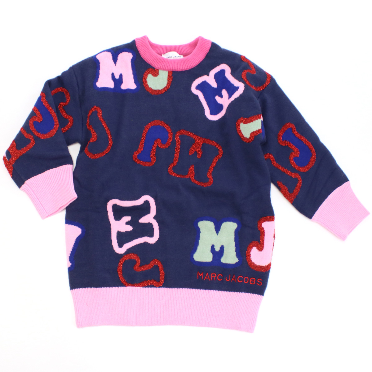 マーク・ジェイコブス MARC JACOBS ベビー-セーター,ニット ブランド W12428 84ENAVY ネイビー系 kb-01 - 画像 (4)