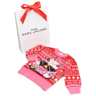 マーク・ジェイコブス MARC JACOBS  ベビー－セーター，ニット クリスマスW15568　97ERED ピンク系 レッド系 kb-01