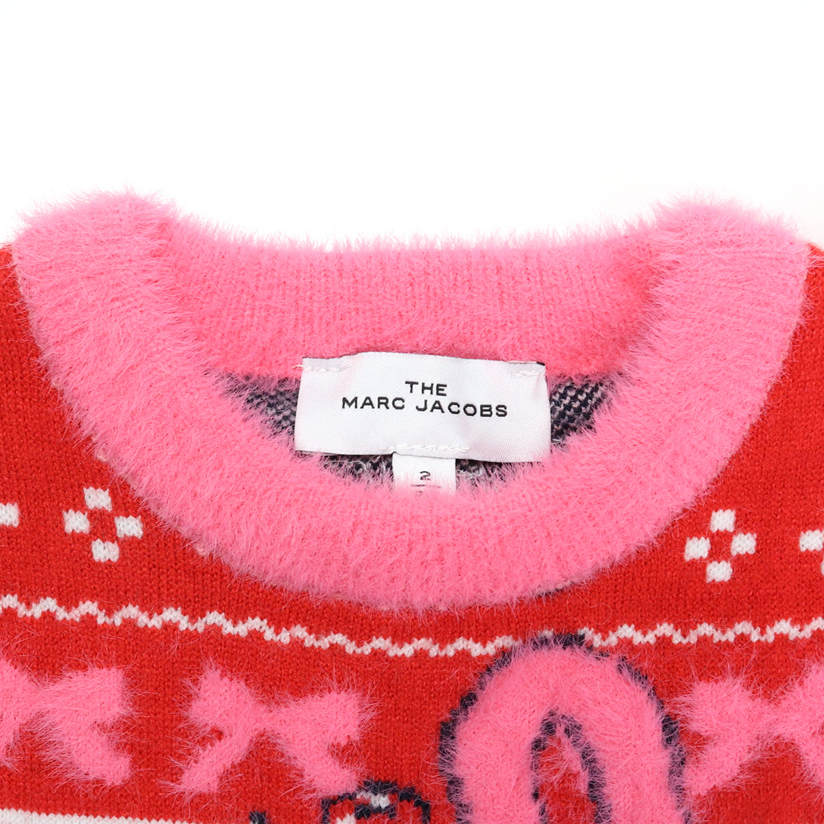 マーク・ジェイコブス MARC JACOBS ベビー-セーター,ニット クリスマスW15568 97ERED ピンク系 レッド系 kb-01 - 画像 (6)