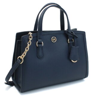 マイケルコース MICHAEL KORS CHANTAL ハンドバッグ 2WAY ショルダー30F2G7CM1T LEATHER 406NAVY ネイビー系 bag-01