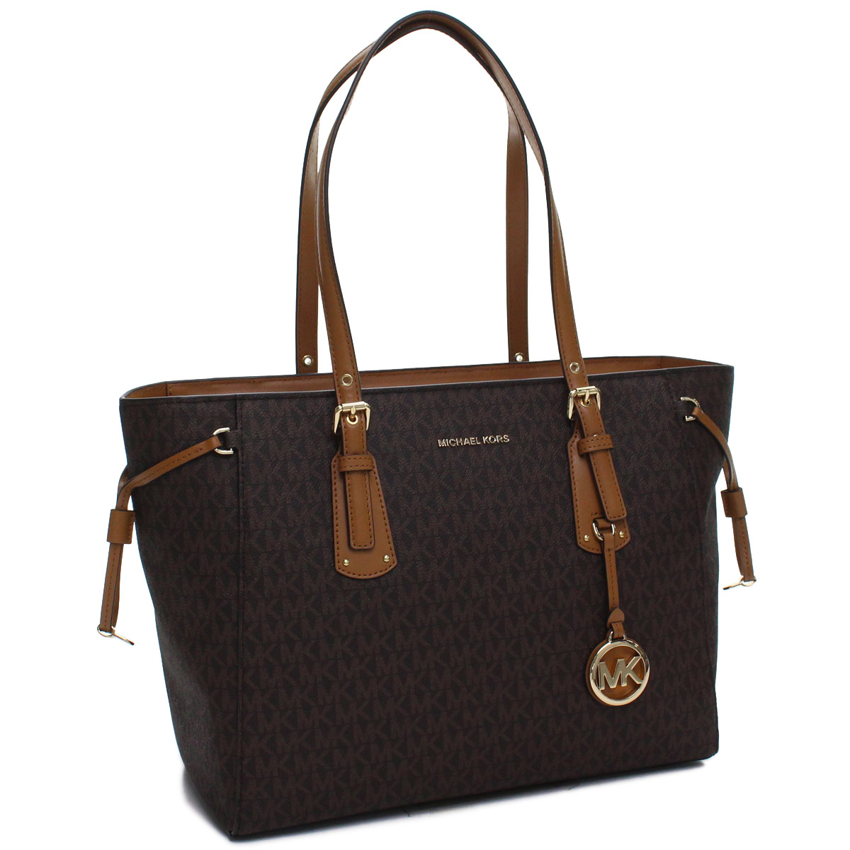 MICHAEL KORS マイケルコース トートバッグ 30F8GV6T2B 200 VOYAGER レディース ブラウン