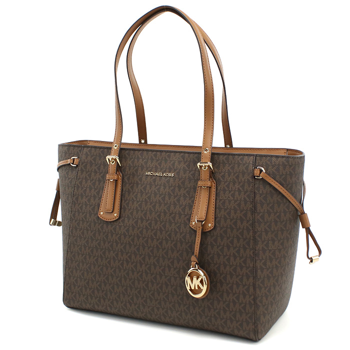 MICHAEL KORS マイケルコース トートバッグ 30F8GV6T2B 200 VOYAGER レディース ブラウン - 画像 (4)