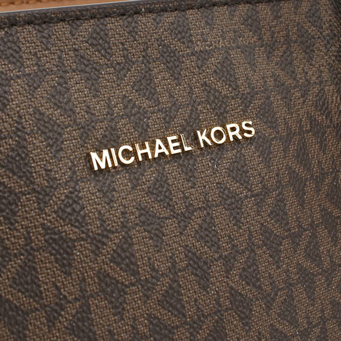MICHAEL KORS マイケルコース トートバッグ 30F8GV6T2B 200 VOYAGER レディース ブラウン - 画像 (6)