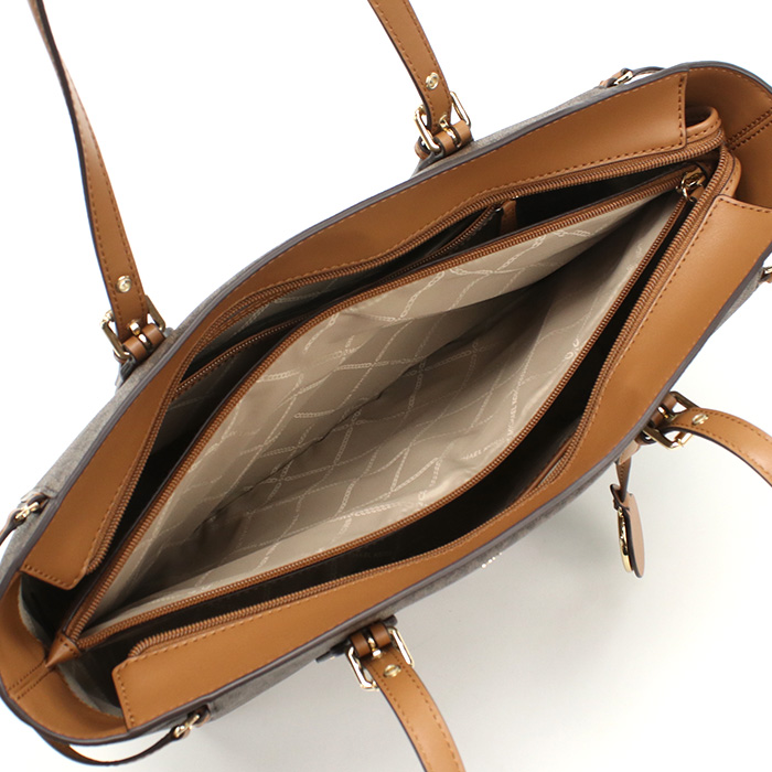 MICHAEL KORS マイケルコース トートバッグ 30F8GV6T2B 200 VOYAGER レディース ブラウン - 画像 (7)