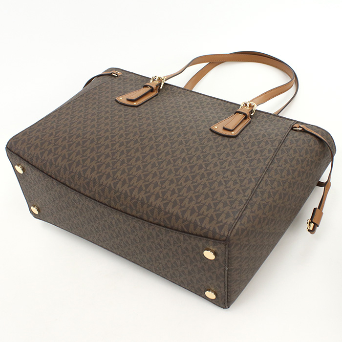 MICHAEL KORS マイケルコース トートバッグ 30F8GV6T2B 200 VOYAGER レディース ブラウン - 画像 (8)