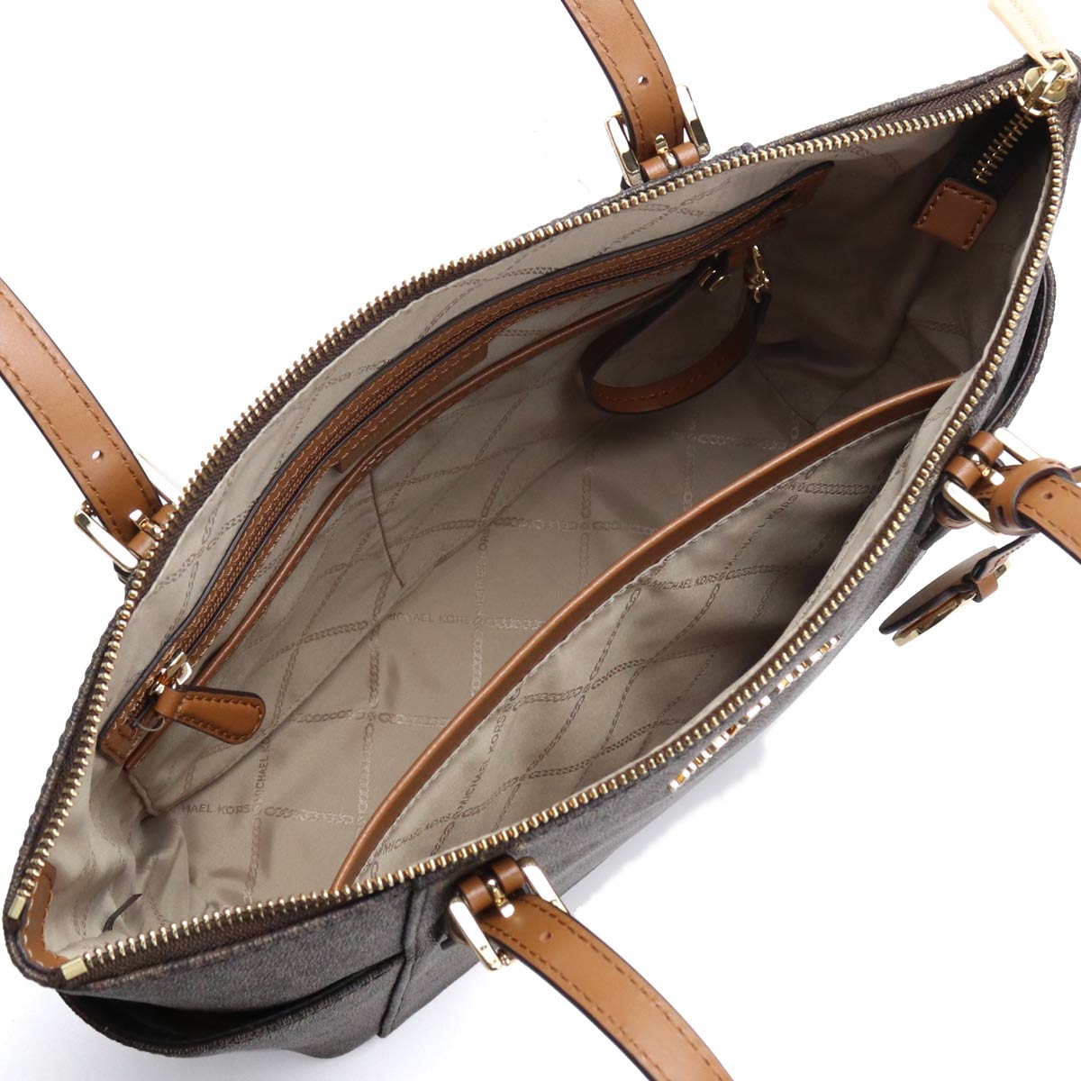 MICHAEL KORS マイケルコース トートバッグ 30S0GTTT1B 252 JET SET ITEM レディース ブラウン - 画像 (9)