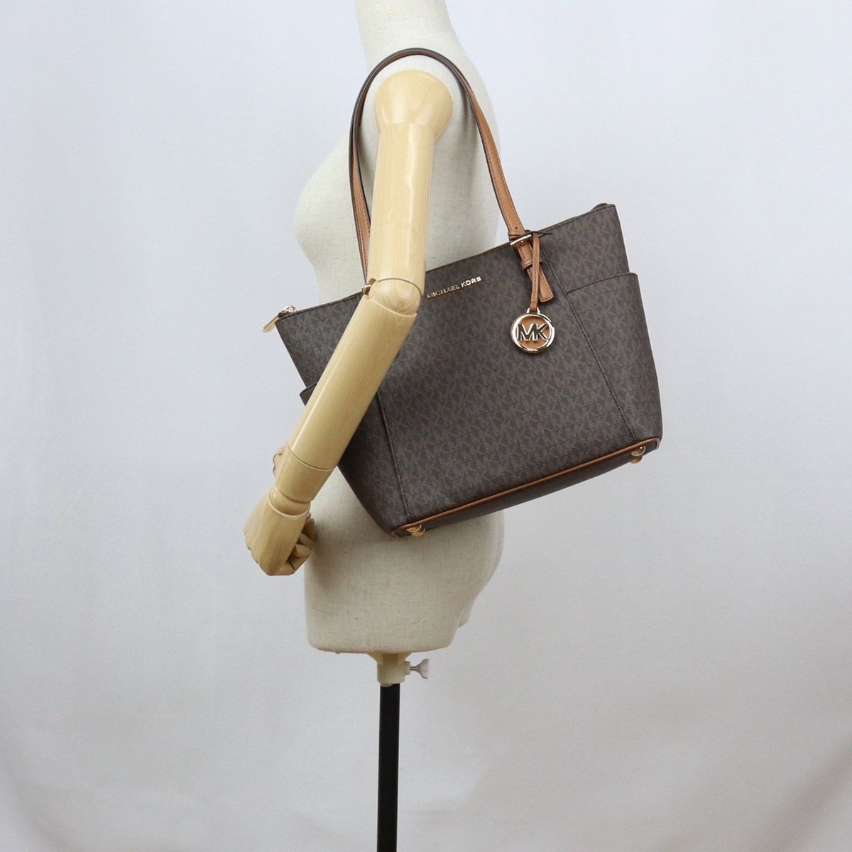 MICHAEL KORS マイケルコース トートバッグ 30S0GTTT1B 252 JET SET ITEM レディース ブラウン - 画像 (13)