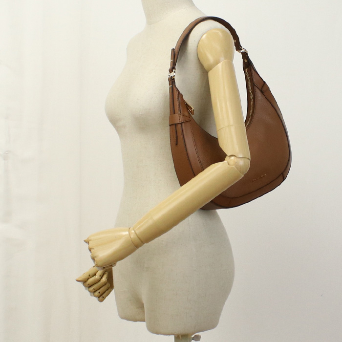 マイケルコース MICHAEL KORS PRESTON セミショルダー ブランド30S4G0PL5L LEATHER 230LUGGAGE ブラウン系 bag-01 - 画像 (10)