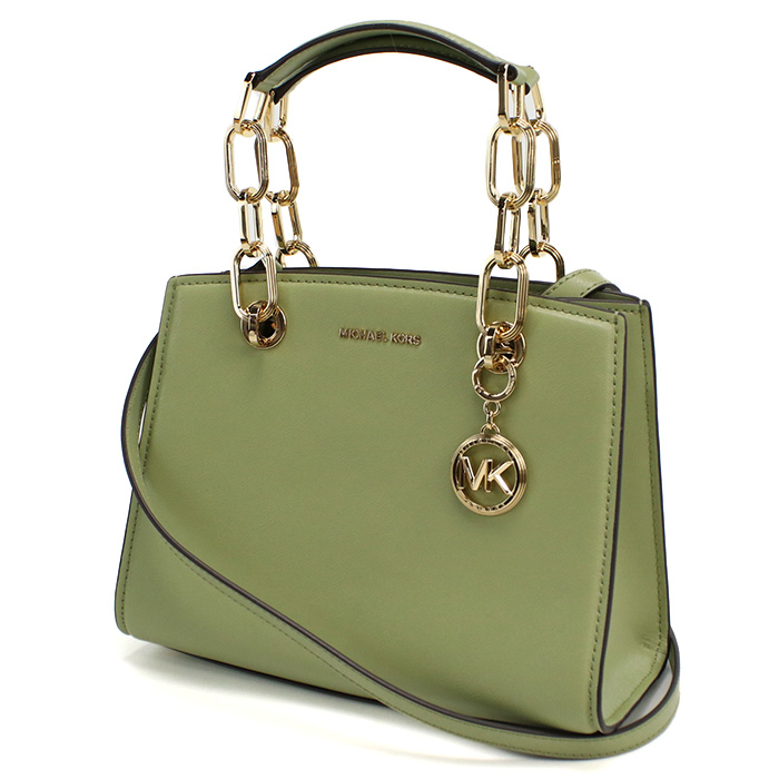 マイケルコース MICHAEL KORS CYNTHIA トートバッグ ブランド30S4GCYS1T LEATHER 378LIGHT グリーン系 bag-01 - 画像 (3)