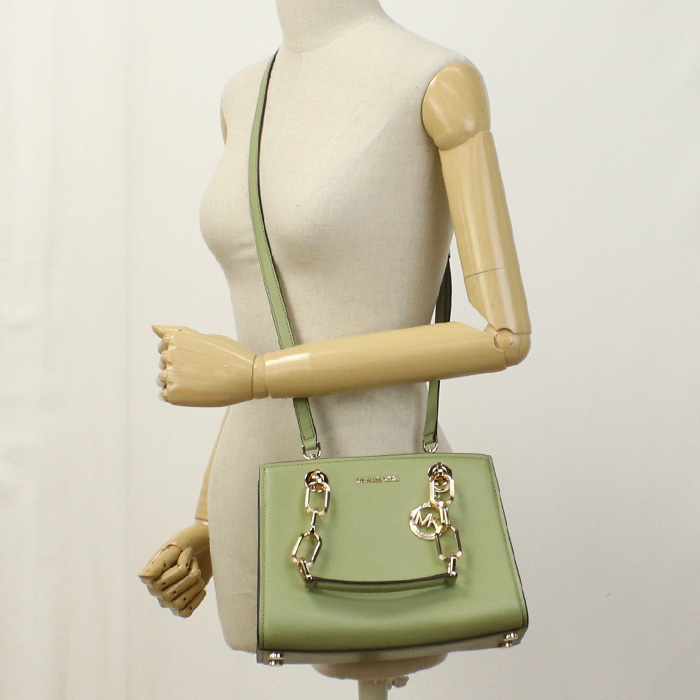 マイケルコース MICHAEL KORS CYNTHIA トートバッグ ブランド30S4GCYS1T LEATHER 378LIGHT グリーン系 bag-01 - 画像 (11)