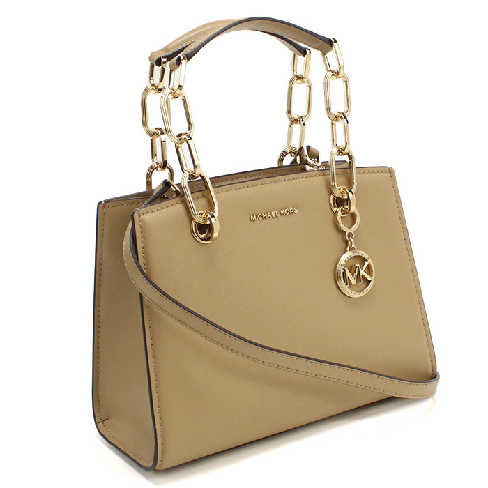 マイケルコース MICHAEL KORS CYNTHIA トートバッグ 2WAY ショルダー付き30S4GCYS1T LEATHER 222CAMEL ブラウン系 bag-01
