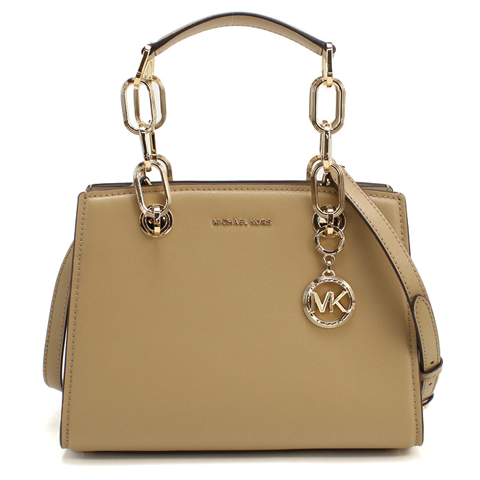 マイケルコース MICHAEL KORS CYNTHIA トートバッグ 2WAY ショルダー付き30S4GCYS1T LEATHER 222CAMEL ブラウン系 bag-01 - 画像 (5)