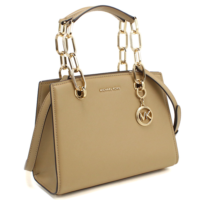 マイケルコース MICHAEL KORS CYNTHIA トートバッグ 2WAY ショルダー付き30S4GCYS1T LEATHER 222CAMEL ブラウン系 bag-01 - 画像 (6)