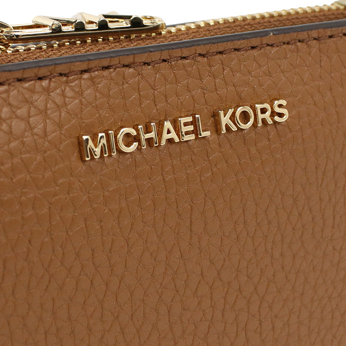 マイケルコース MICHAEL KORS EMPIRE 二折財布小銭入付き ブランド32S4G8ED7L LEATHER 230LUGGAGE ブラウン系 wallet-01 - 画像 (7)