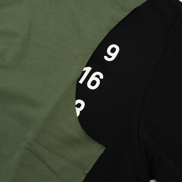 エムエムシックス MM6 キッズ パーカー ブランドM60680 MM02X M6C21カーキ ブラック apparel-01 kb-01 - 画像 (5)