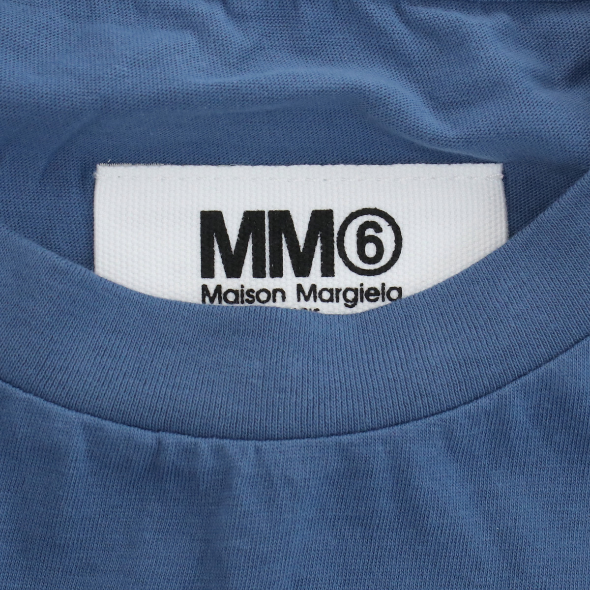 エムエムシックス MM6 レディース Tシャツ ブランド メゾンマルジェラS62GD0121 S23588 523ブルー系 apparel-01 ts-01 - 画像 (6)