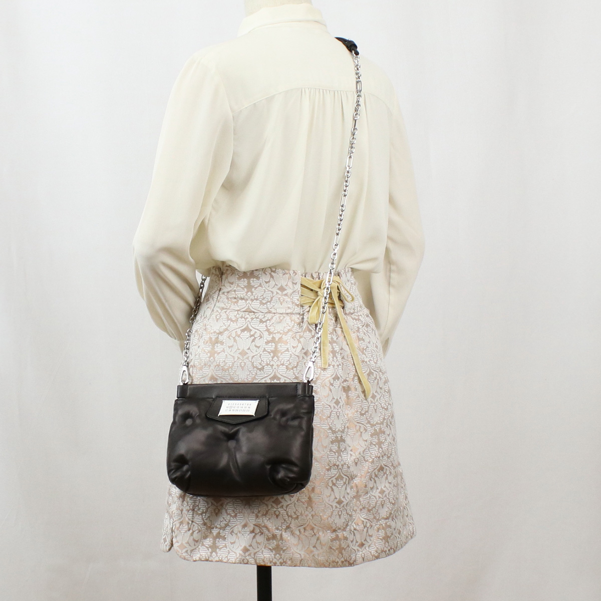 メゾンマルジェラ Maison Margiela 斜め掛けショルダー グラムスラム ブランドS56WF0161 P4300 T8013ブラック bag-01 - 画像 (11)