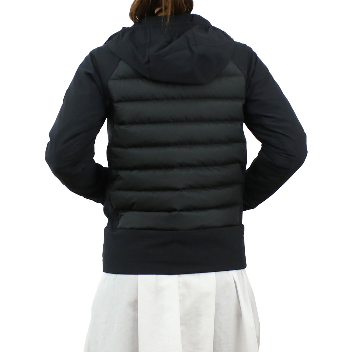 モンクレール MONCLER レディース ダウンジャケット ブランド 1A00108 SOMME GIUBBOTTO 596IU 999ブラック outer-01 - 画像 (2)