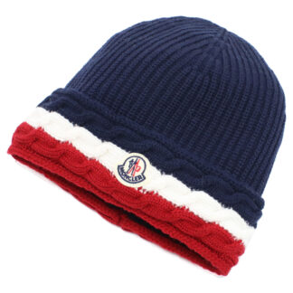 モンクレール MONCLER キッズ-ニット帽 ブランド 3B00009 BERRETTO TRICOT M1131 778ネイビー系 マルチカラー kb-01