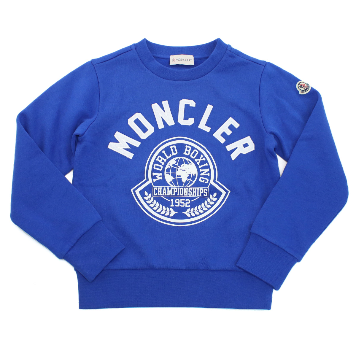 モンクレール MONCLER キッズ スウェット ブランド 大人もOK8G00002 FELPA MANICHE L 899PS 711ブルー系 kb-01 apparel-01 - 画像 (2)