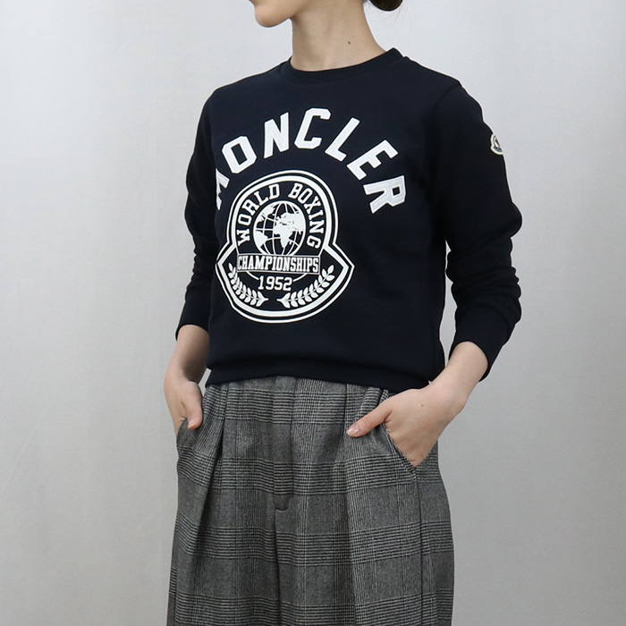 モンクレール MONCLER キッズ スウェット ブランド 大人もOK8G00002 FELPA MANICHE L 899PS 778ネイビー系 kb-01 apparel-01 - 画像 (7)