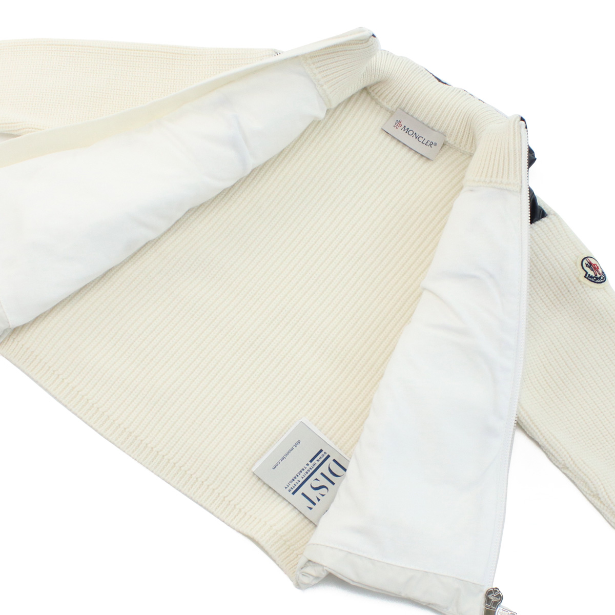 モンクレール MONCLER ベビー-ジャケット,上着 ブランド9B00004 GARDIGAN TRICOT M1131 P07ホワイト系 kb-01 outer-01 - 画像 (7)