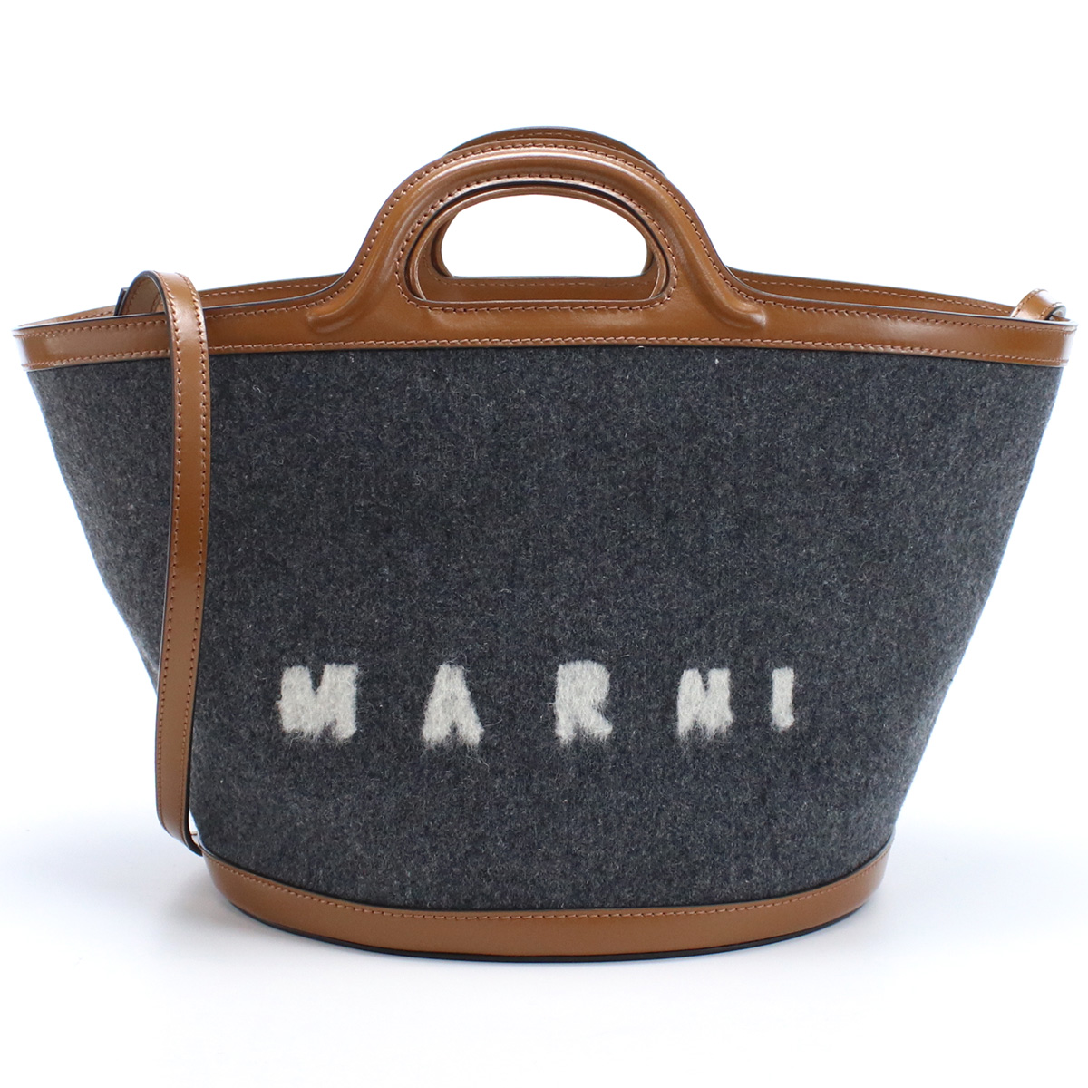 マルニ MARNI トートバッグ ブランド TROPICALIA トロピカリア ショルダーバッグBMMP0097Q1 P4915 ZO253グレー系 bag-01 - 画像 (4)