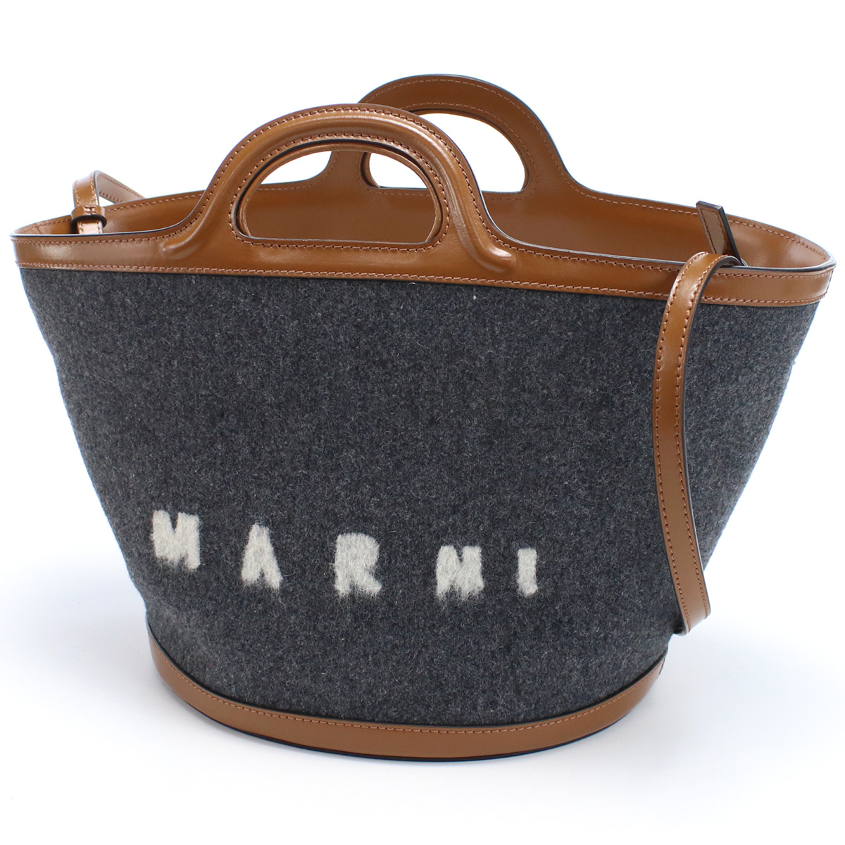 マルニ MARNI トートバッグ ブランド TROPICALIA トロピカリア ショルダーバッグBMMP0097Q1 P4915 ZO253グレー系 bag-01 - 画像 (6)