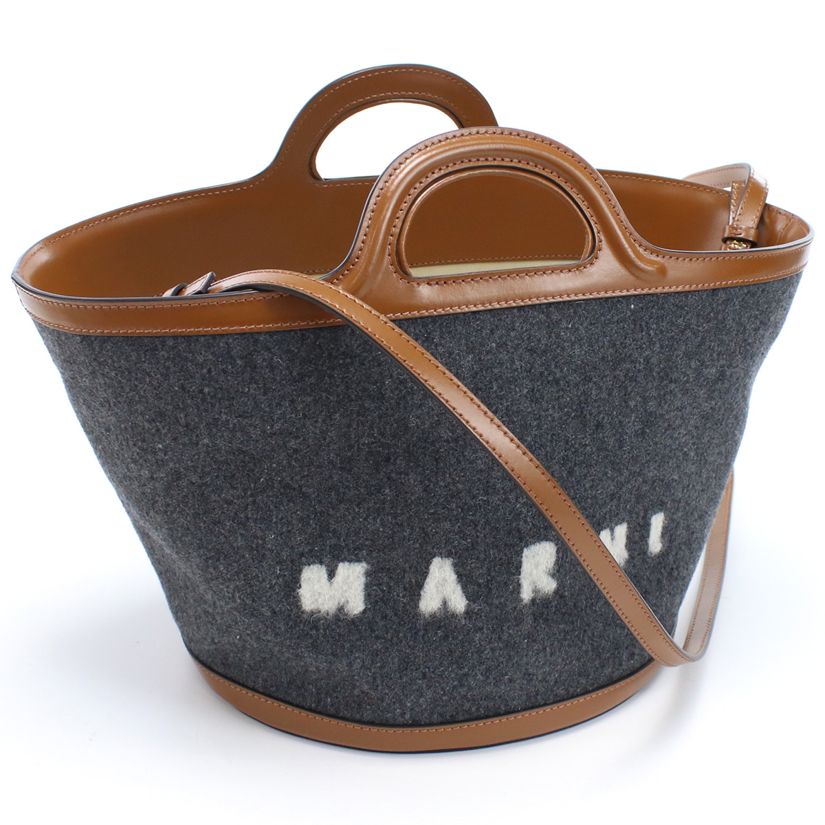マルニ MARNI トートバッグ ブランド TROPICALIA トロピカリア ショルダーバッグBMMP0097Q1 P4915 ZO253グレー系 bag-01 - 画像 (7)