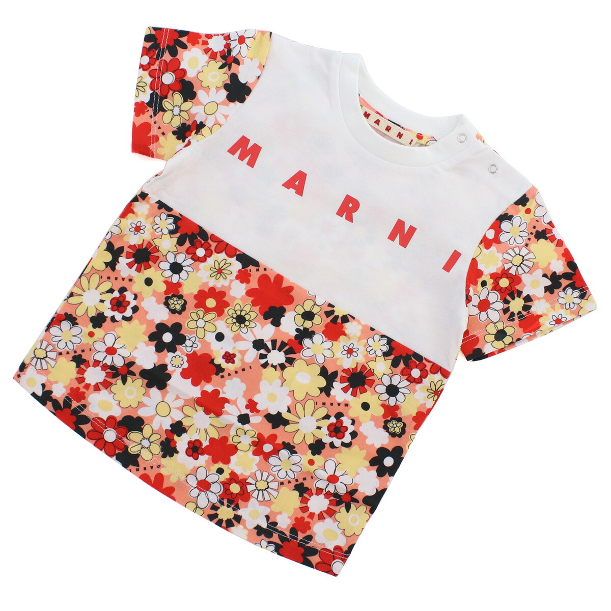 マルニ MARNI ベビー Tシャツ ブランドM00692 M00P8 0M100マルチカラー kb-01